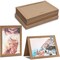 36 Pack Brown Kraft Paper Photo Insert Cards with Envelopes for 5x7 Inch Photos (5.5x7.75 in)